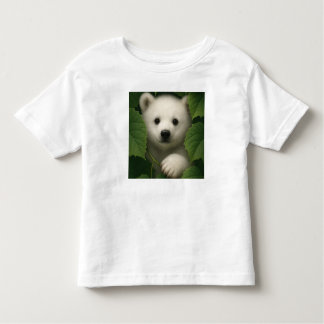 “Cute Polar Bear Kids T-Shirt – Winter Animal Tee トドラーTシャツ