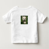 “Cute Polar Bear Kids T-Shirt – Winter Animal Tee トドラーTシャツ (裏面)