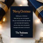 Cute Polar Bear Nordic Winter Merry Christmas  シーズンカード