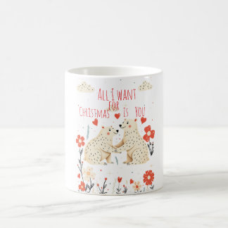 Cute Polar Bears Christmas Mug コーヒーマグカップ