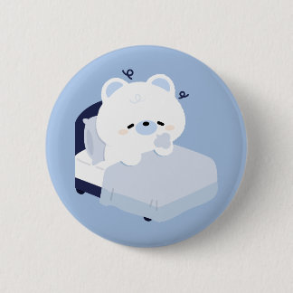 Cute Polar Brown Bear 缶バッジ