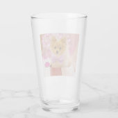 Cute Pomeranian Puppy Glass タンブラーグラス (裏面)