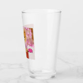 Cute Pomeranian Puppy Glass タンブラーグラス (左)