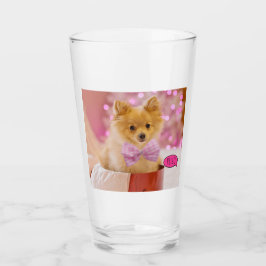 Cute Pomeranian Puppy Glass タンブラーグラス