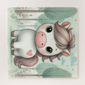 Cute Pony in a Whimsical Forest Jigsaw Puzzle ジグソーパズル (横)