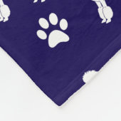 Cute Poodle Fleece Blanket フリースブランケット (角)