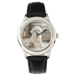 Cute Poodle Personalized Kid's Watch 腕時計