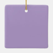 Cute Poodle Puppy Dog Book Lover Pastel Christmas セラミックオーナメント (裏面)