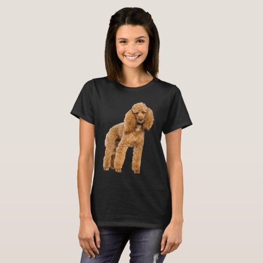 Cute poodle tシャツ (正面フル)