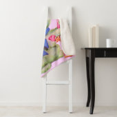 cute poodle with pink telephone シェルパブランケット (インサイチュ)