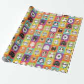 Cute Pop-Art Guinea Pig Wrapping Paper ラッピングペーパー (アンロールド)