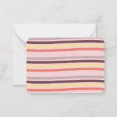 Cute Popcorn Valentine Classroom Note Card ノートカード (裏面)