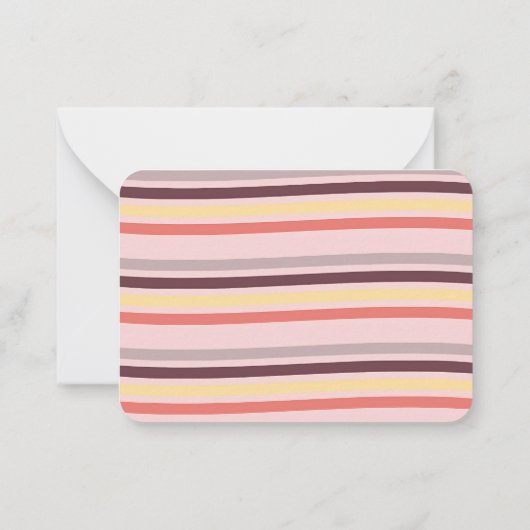 Cute Popcorn Valentine Classroom Note Card ノートカード (裏面)