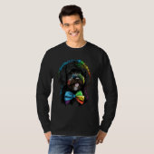 Cute Portuguese Water Dog on Portuguese Water Dog  Tシャツ (正面フル)