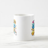 Cute Positive Quote Coffee Cup コーヒーマグカップ (中央)