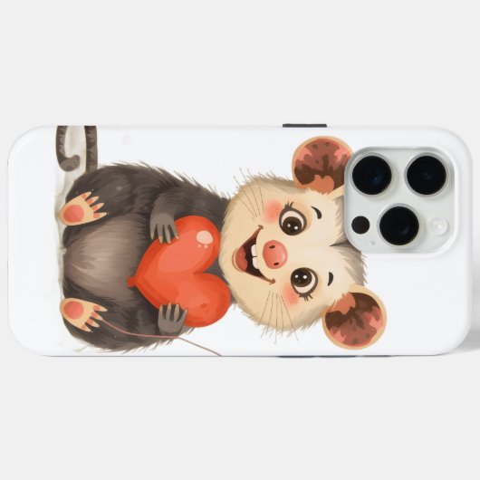 Cute Possum Phone Case Case-Mate iPhoneケース (裏面 (横))