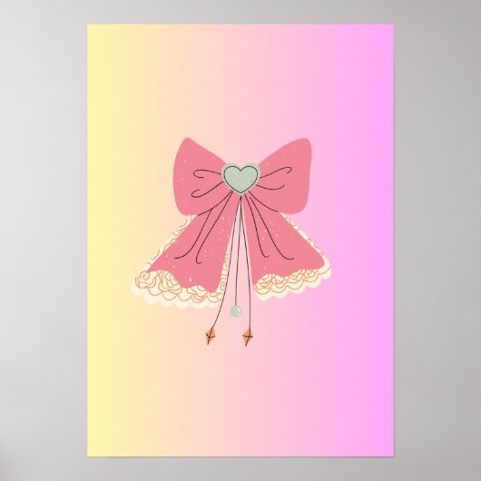 Cute poster decor ポスター (正面)
