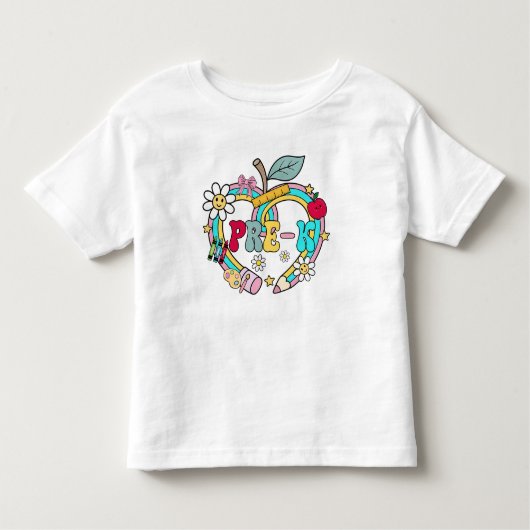 Cute Pre-K Toddler T-shirt トドラーTシャツ (正面)