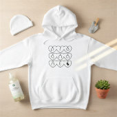 Cute Pregnant with Heart Letters Hoodie |Mom-to-Be パーカ