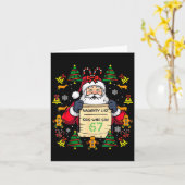 Cute Preppy Christmas,reindeer Brushstrokes Funny  カード (黄色い花)