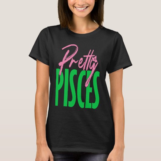 Cute pretty pisces zodiac signs aka tシャツ (正面)
