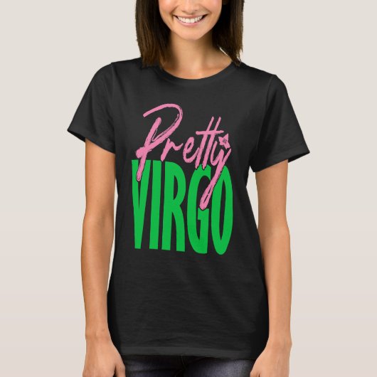 Cute pretty virgo zodiac signs aka tシャツ (正面)