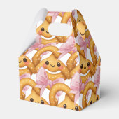 Cute Pretzel Girl Birthday Party フェイバーボックス (裏面サイド)