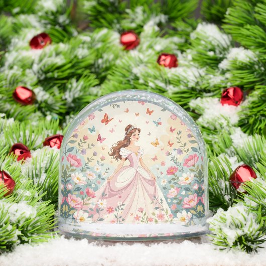 Cute princess with butterflies (クリスマス)