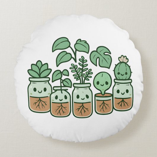 Cute Propagation Squad ラウンドクッション (正面)