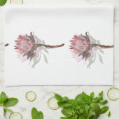 Cute protea flower キッチンタオル (折り畳み)
