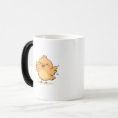 Cute Proud Chick Minimal Cartoon モーフィングマグカップ (正面左)