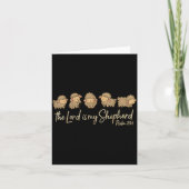 Cute Psalm 23_1 Sheep The Lord Is My Shepherd  カード (正面)