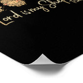 Cute Psalm 23_1 Sheep The Lord Is My Shepherd  ポスター (角)