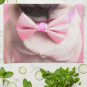 Cute Pug Lover Kitchen Towel キッチンタオル (折り畳み)