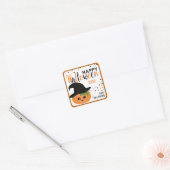 Cute Pumpkin Halloween Gift Sticker & Labels スクエアシール (封筒)