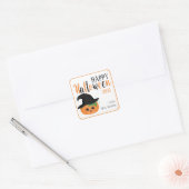 Cute Pumpkin Halloween Gift Sticker & Labels スクエアシール (封筒)