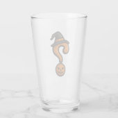 Cute Pumpkin Halloween Question Mark Beer Mug タンブラーグラス (裏面)
