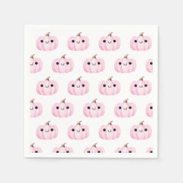 Cute Pumpkin Is On The Way | Halloween Baby Shower スタンダードカクテルナプキン