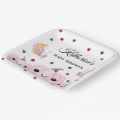 Cute Pumpkin Is On The Way | Halloween Baby Shower ペーパープレート (傾斜あり)