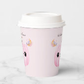 Cute Pumpkin Is On The Way | Halloween Baby Shower 紙コップ (左)