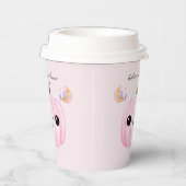 Cute Pumpkin Is On The Way | Halloween Baby Shower 紙コップ (右)