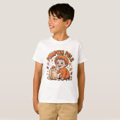 Cute Pumpkin Pals Kids Halloween Fall T-Shirt Tシャツ (正面フル)