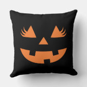 Cute Pumpkin Smile Halloween クッション (裏面)