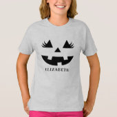 Cute Pumpkin Smile Halloween Gift Tシャツ (正面)