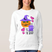 Cute Pumpkin Spice Season Halloween Sweatshirt スウェットシャツ (正面)