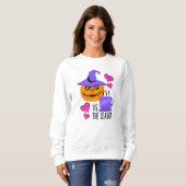 Cute Pumpkin Spice Season Halloween Sweatshirt スウェットシャツ (正面フル)