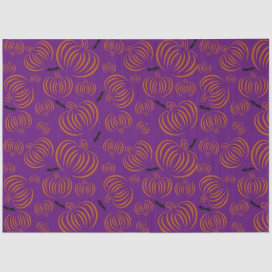 Cute Pumpkins tissue paper 薄葉紙 (正面)