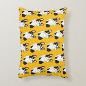 Cute Pup, yellow アクセントクッション (正面(垂直))