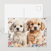 Cute Puppies ポストカード (正面/裏面)