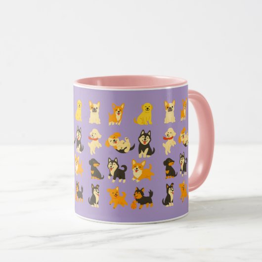 Cute Puppies マグカップ (正面右)